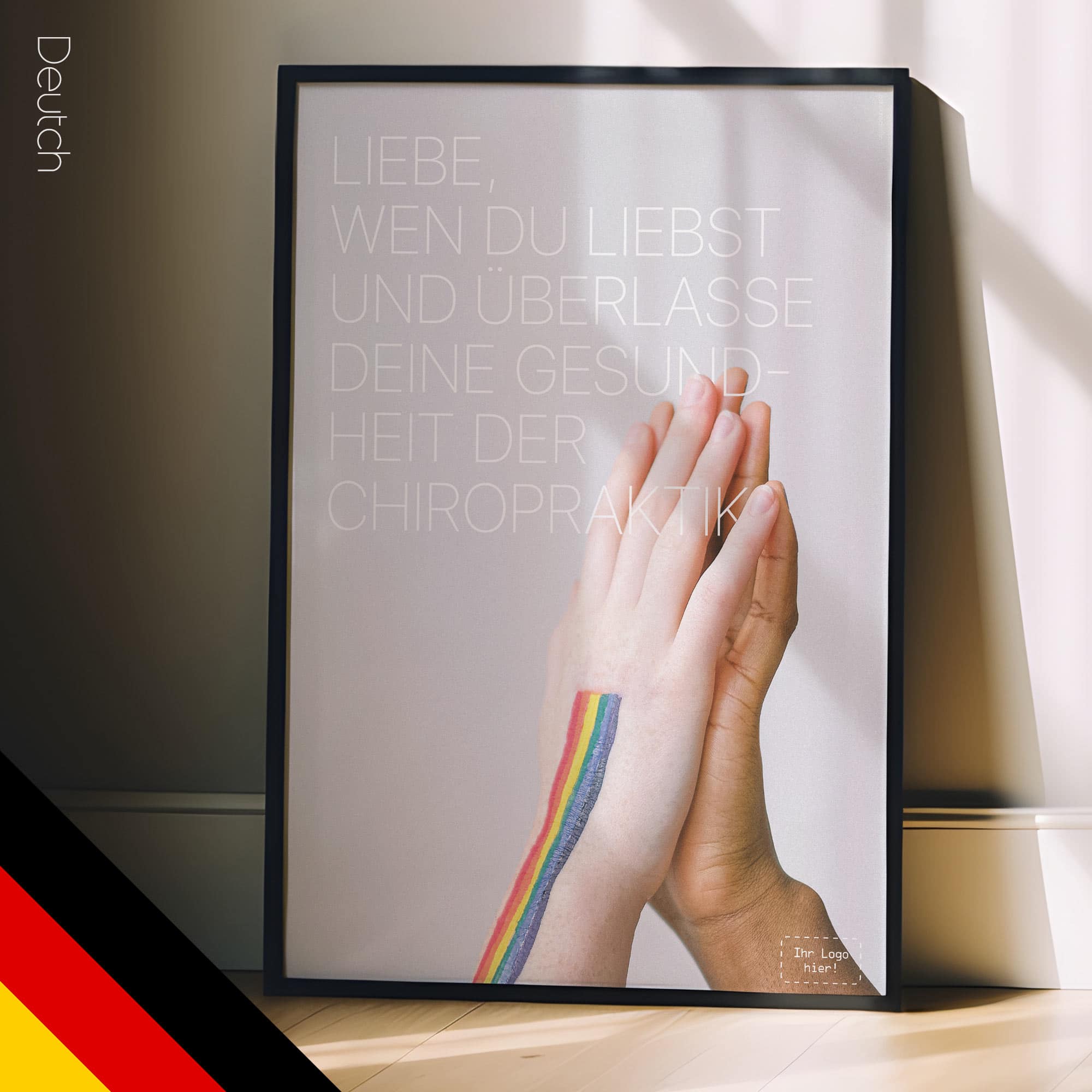 Love & Chiropractic. Poster from www.educare.design