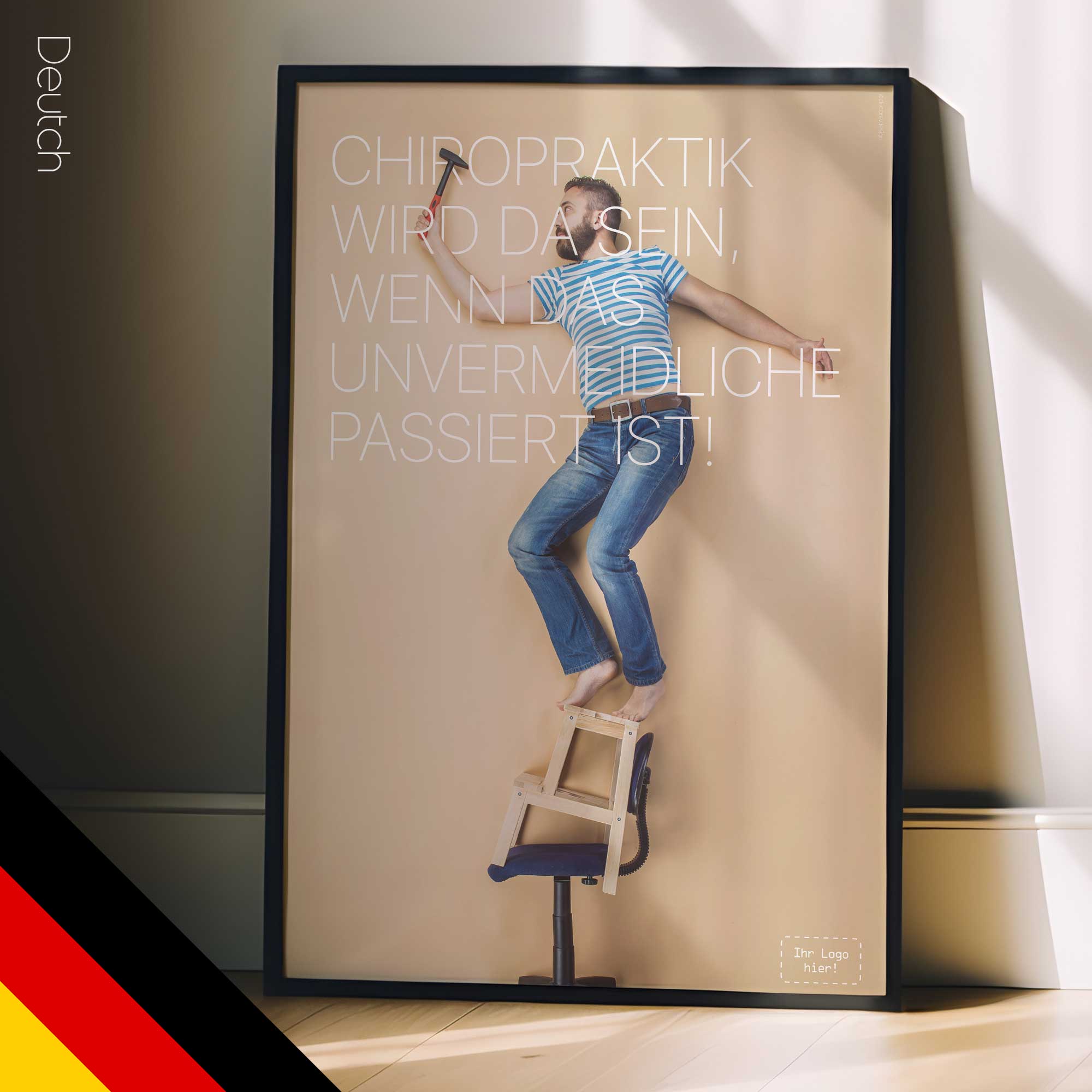 Inevitable. Chiropractic poster from www.educare.design