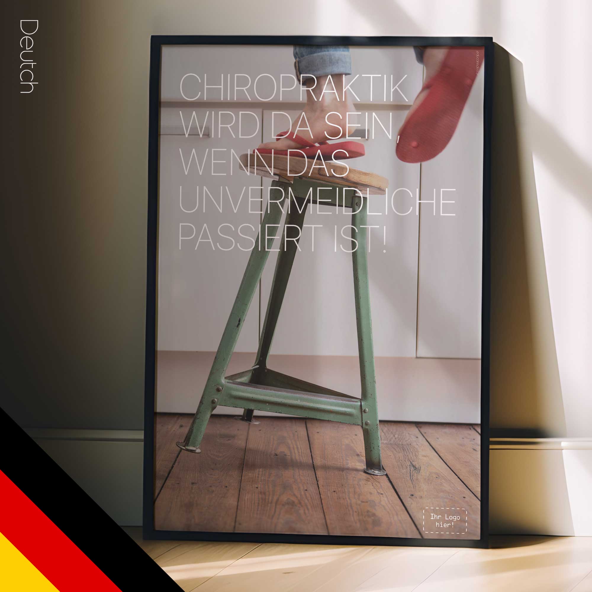 Inevitable. Chiropractic poster from www.educare.design