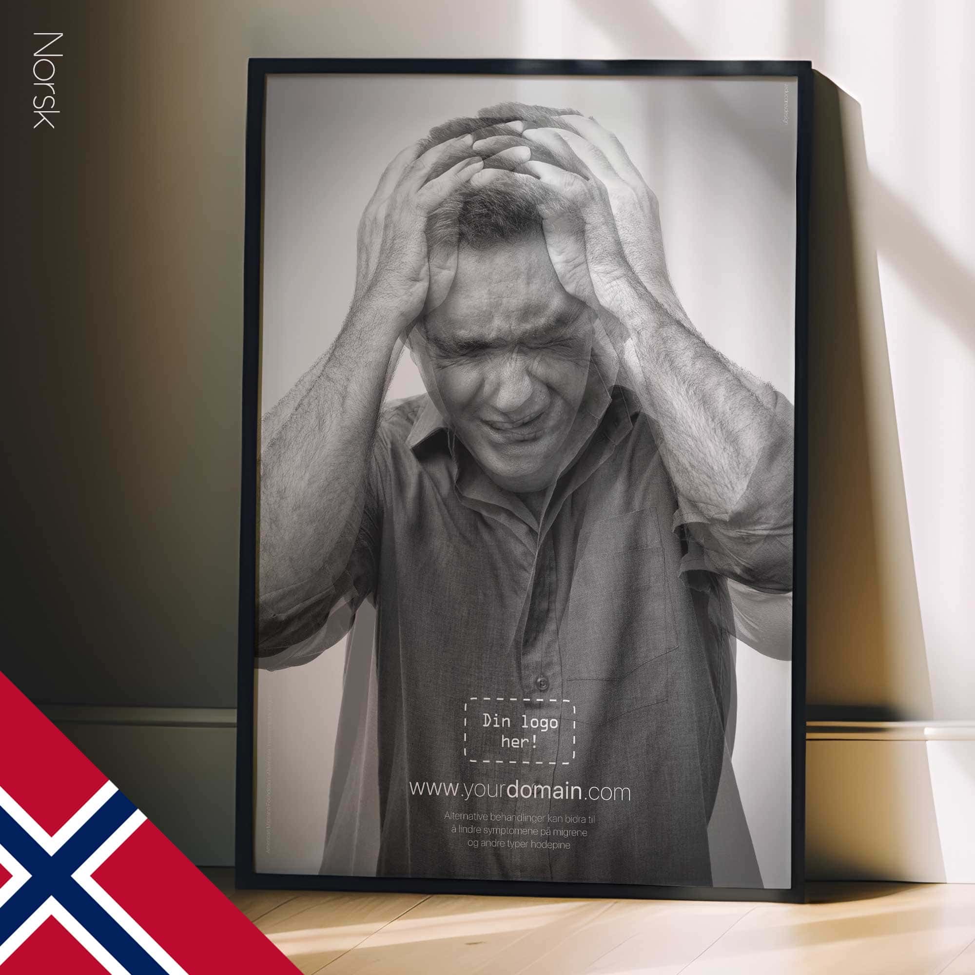 Migraine and Alternative Treatments. Artwork from educare.design