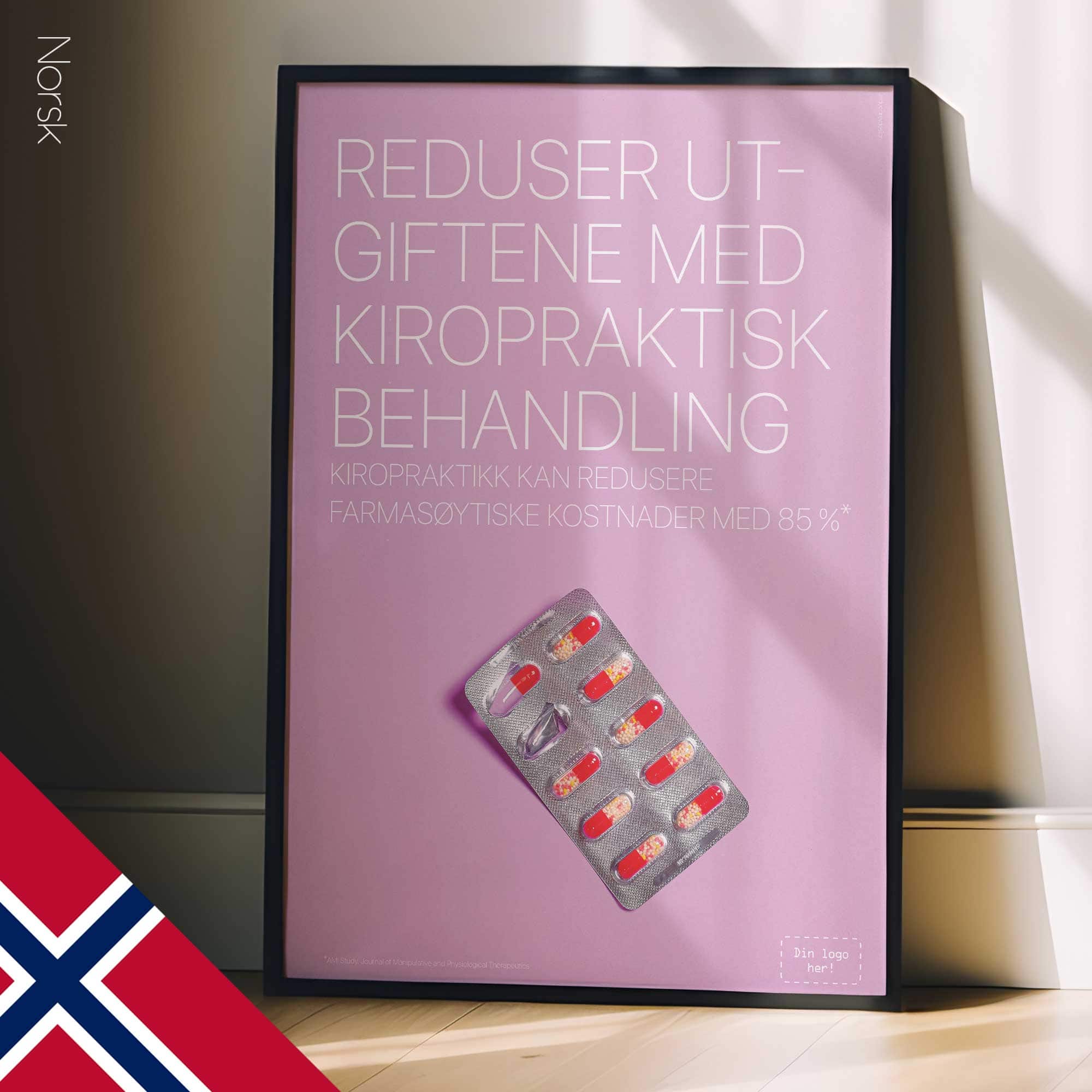 Chiropractic poster from educare.design