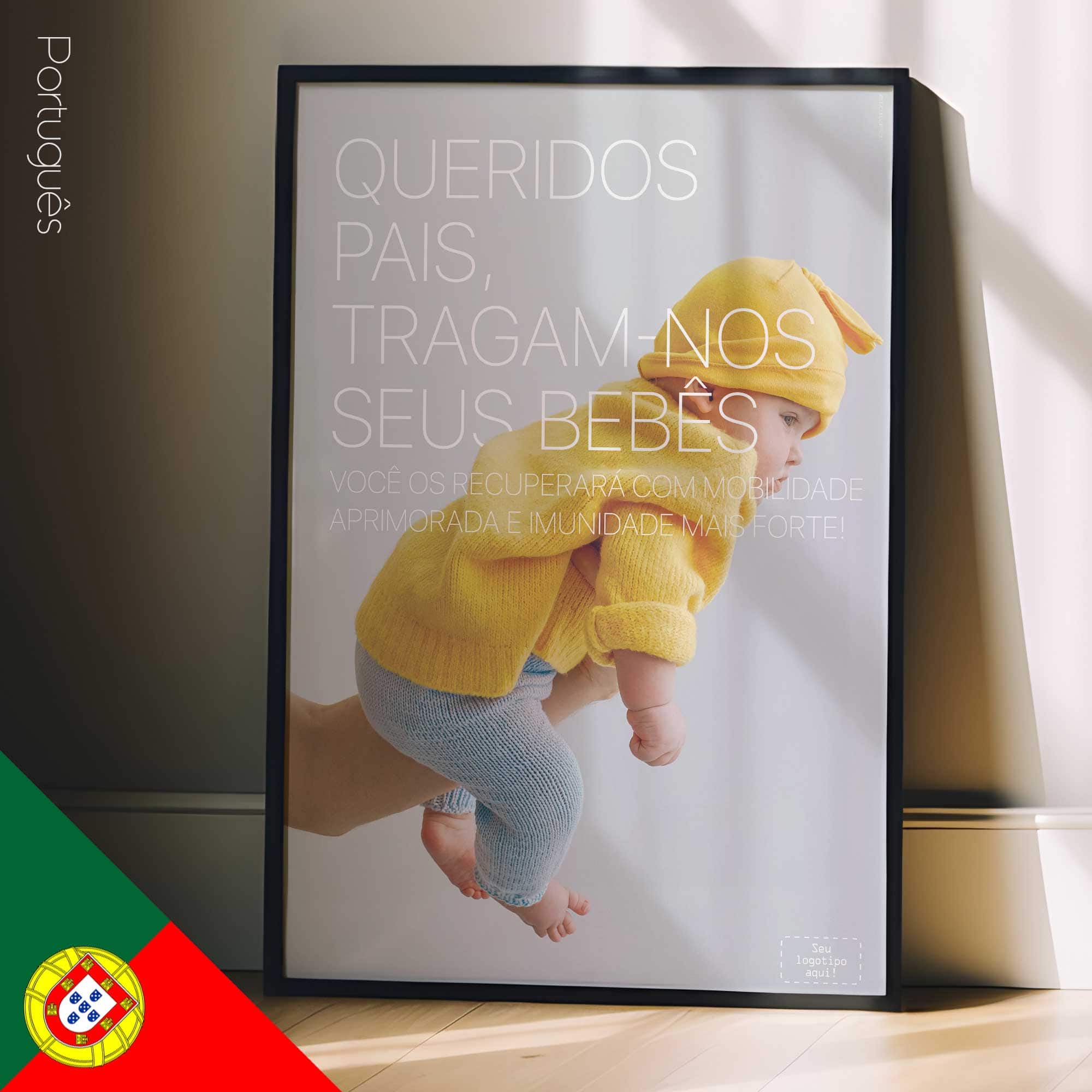 Bring us Babies. Preventive care poster from www.educare.design