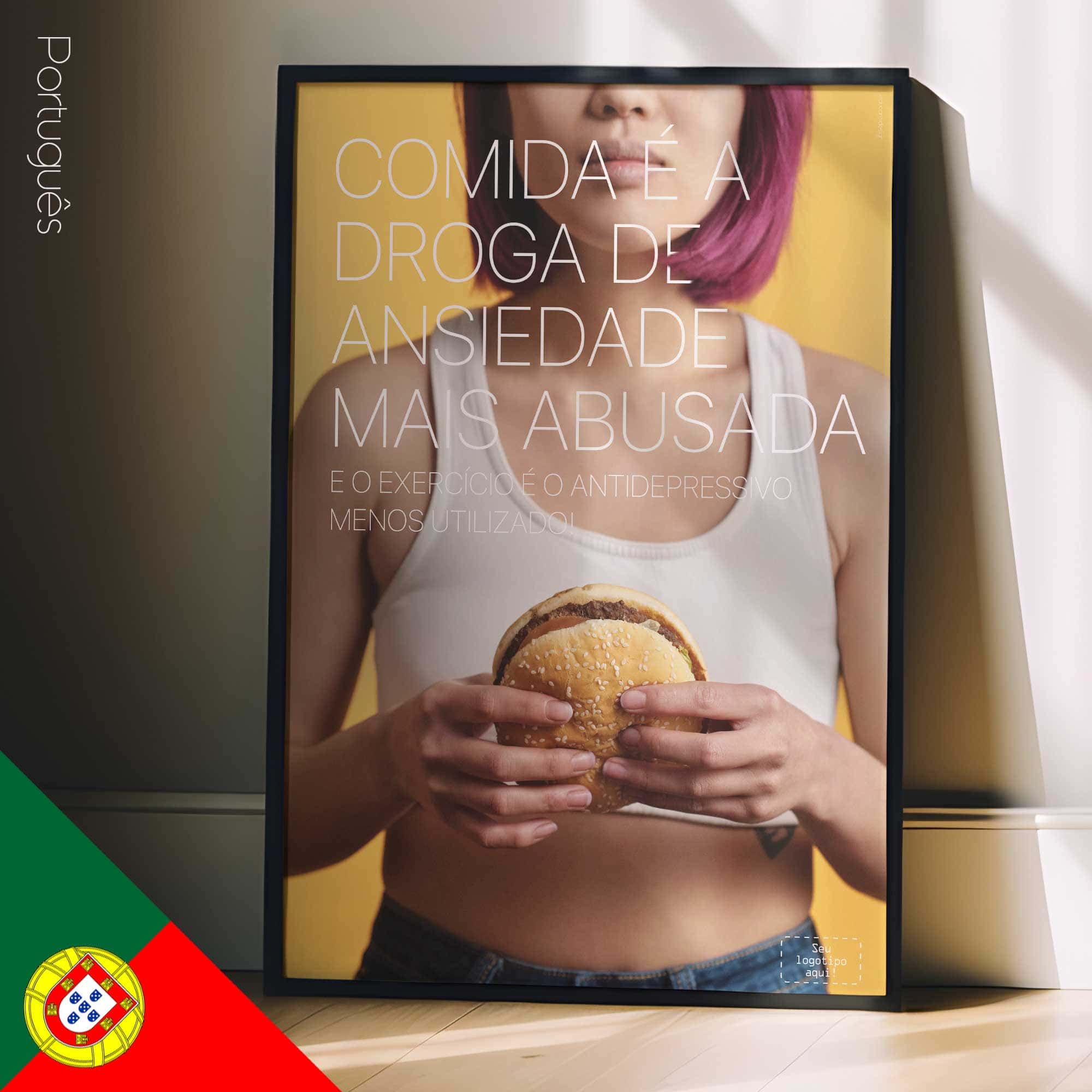 Food vs. Exercise. Healthcare artwork from www.educare.design