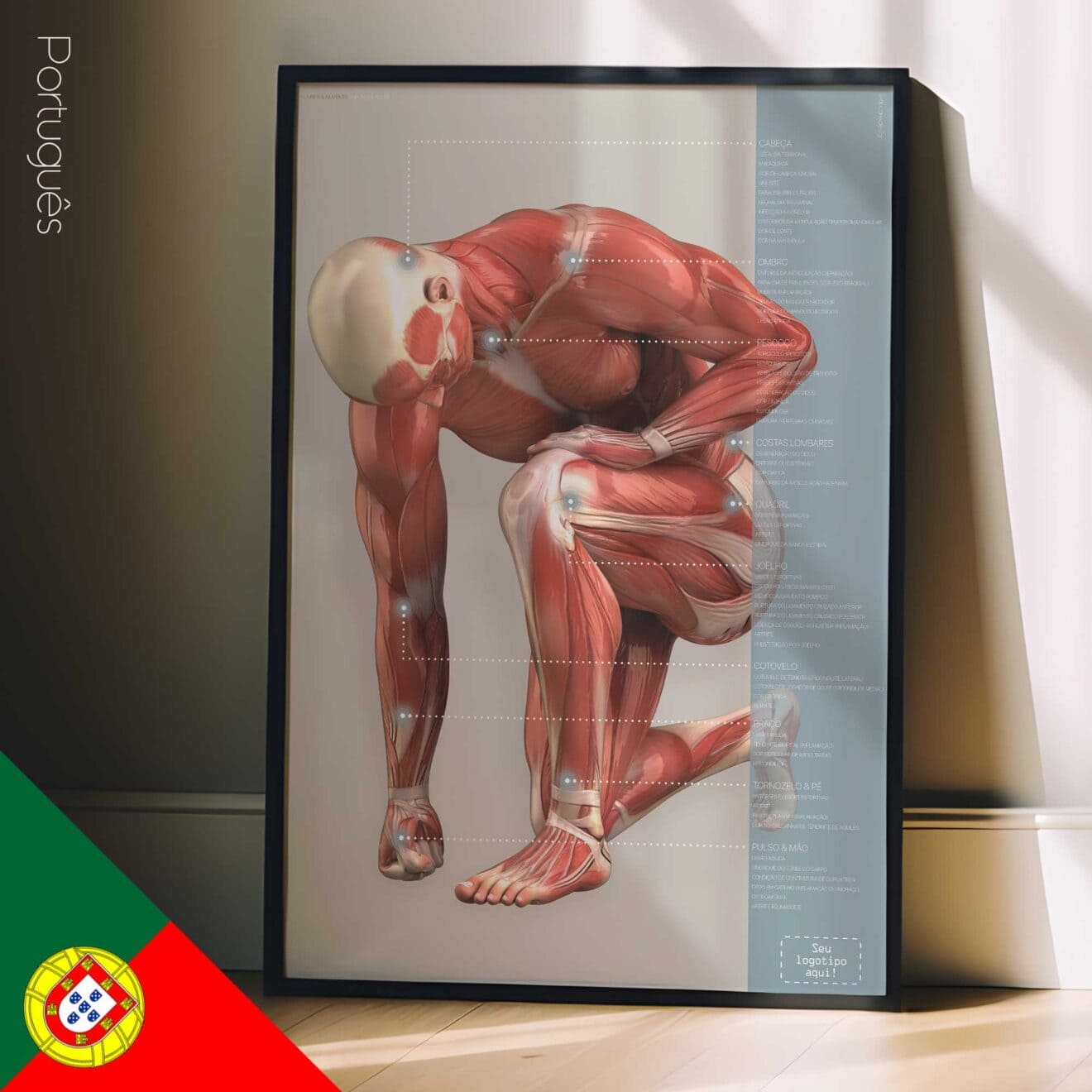 Injuries and Ailments. Anatomy and physiology artwork from educare.design