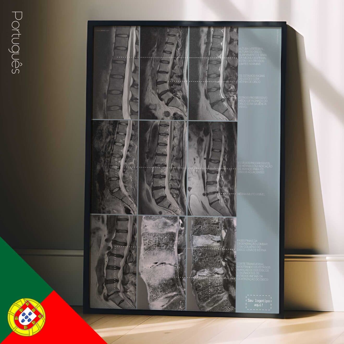 Opere d'arte sulla patologia lombare da educare.design
