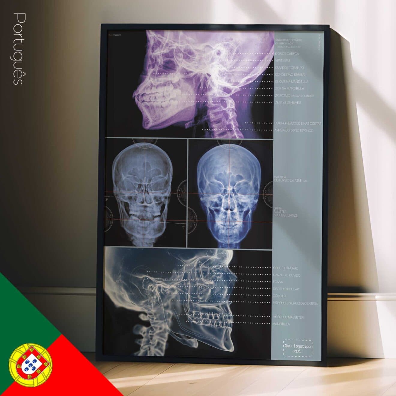 TMJ Disorder. Anatomy and physiology artwork from educare.design