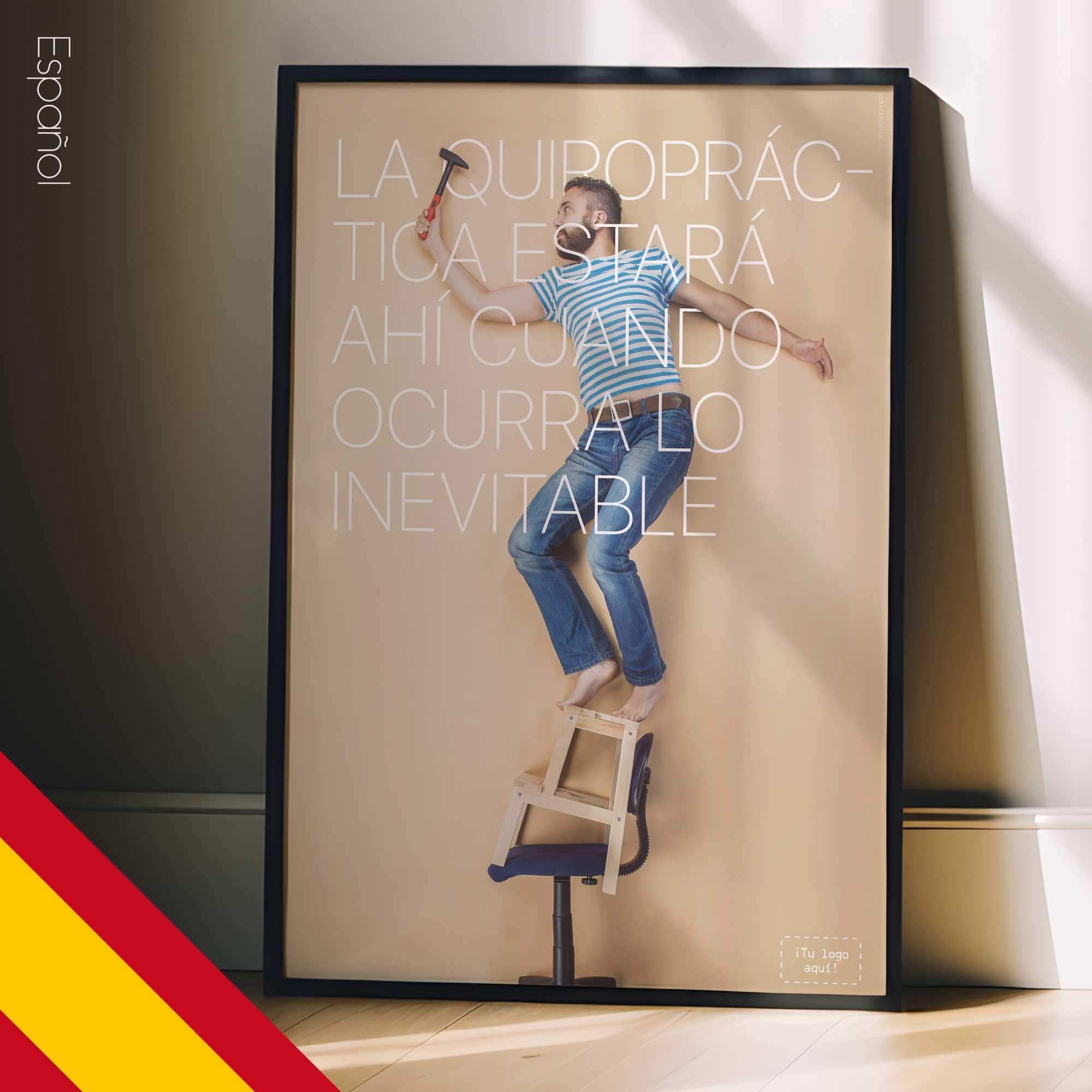 Inevitable. Chiropractic poster from www.educare.design