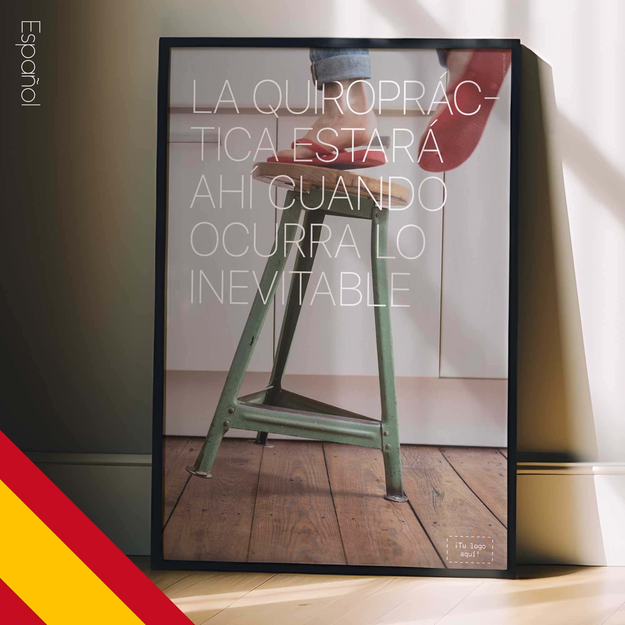 Inevitable. Chiropractic poster from www.educare.design