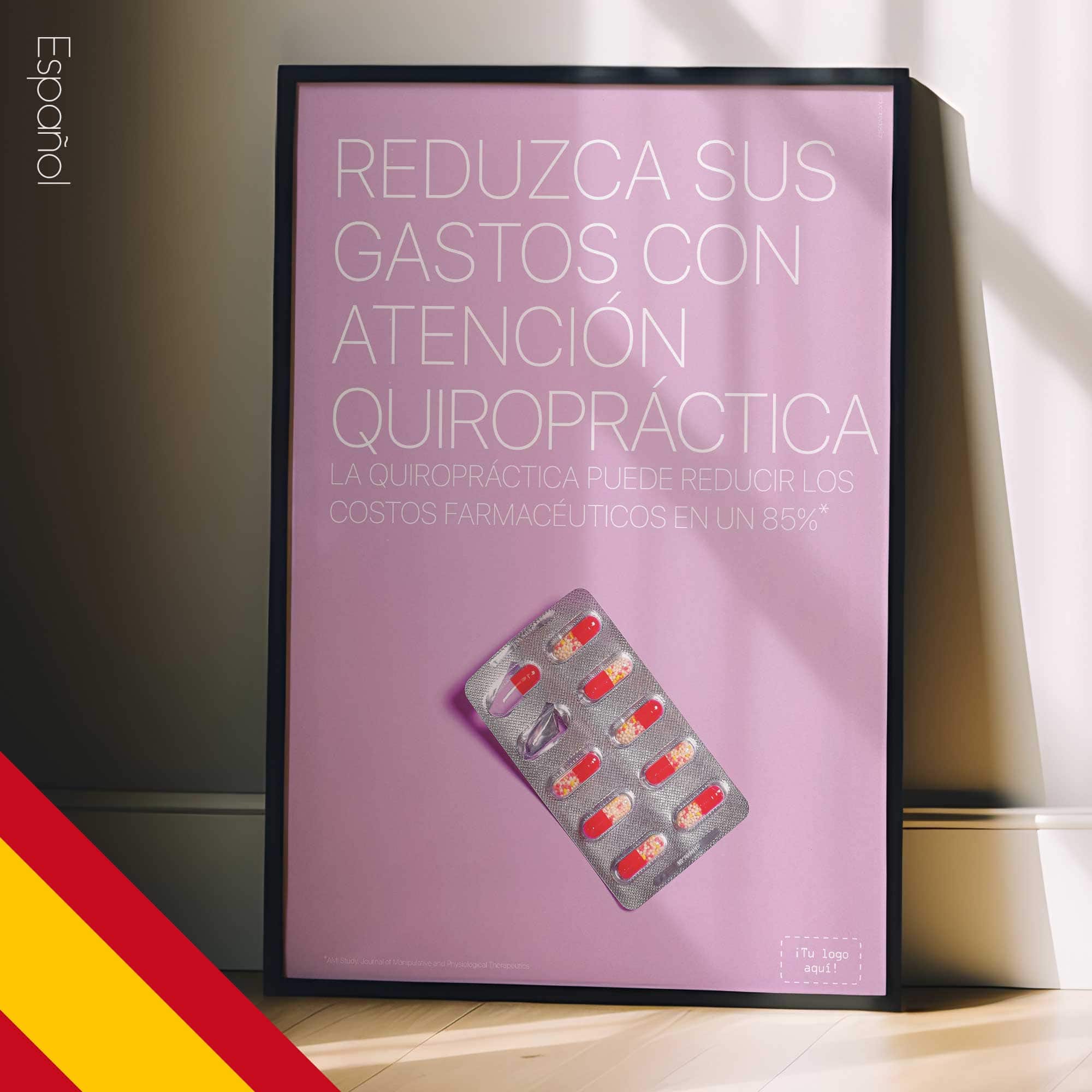 Chiropractic poster from educare.design