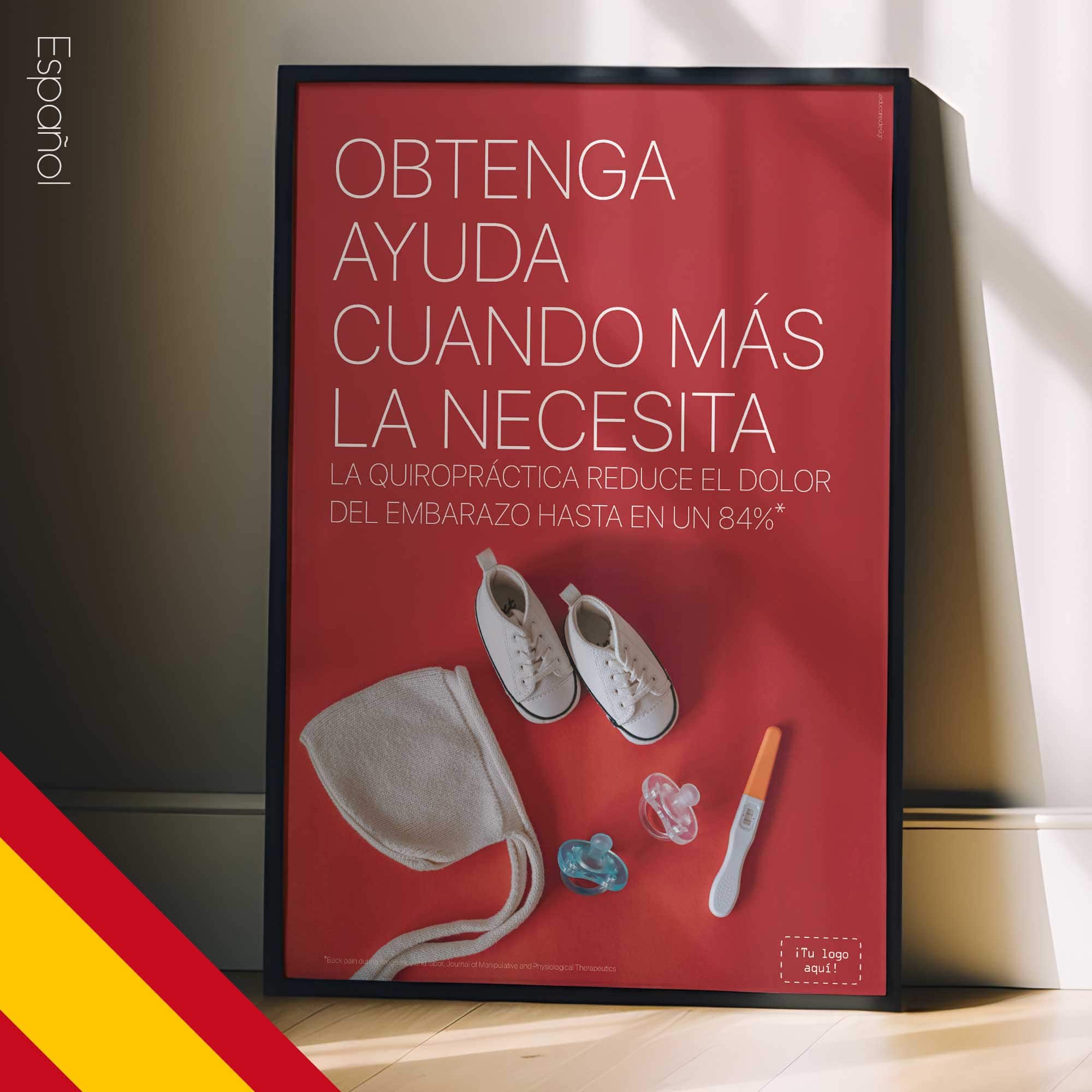 Chiropractic poster from educare.design