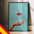 Time is precious. Chiropractic poster from educare.design