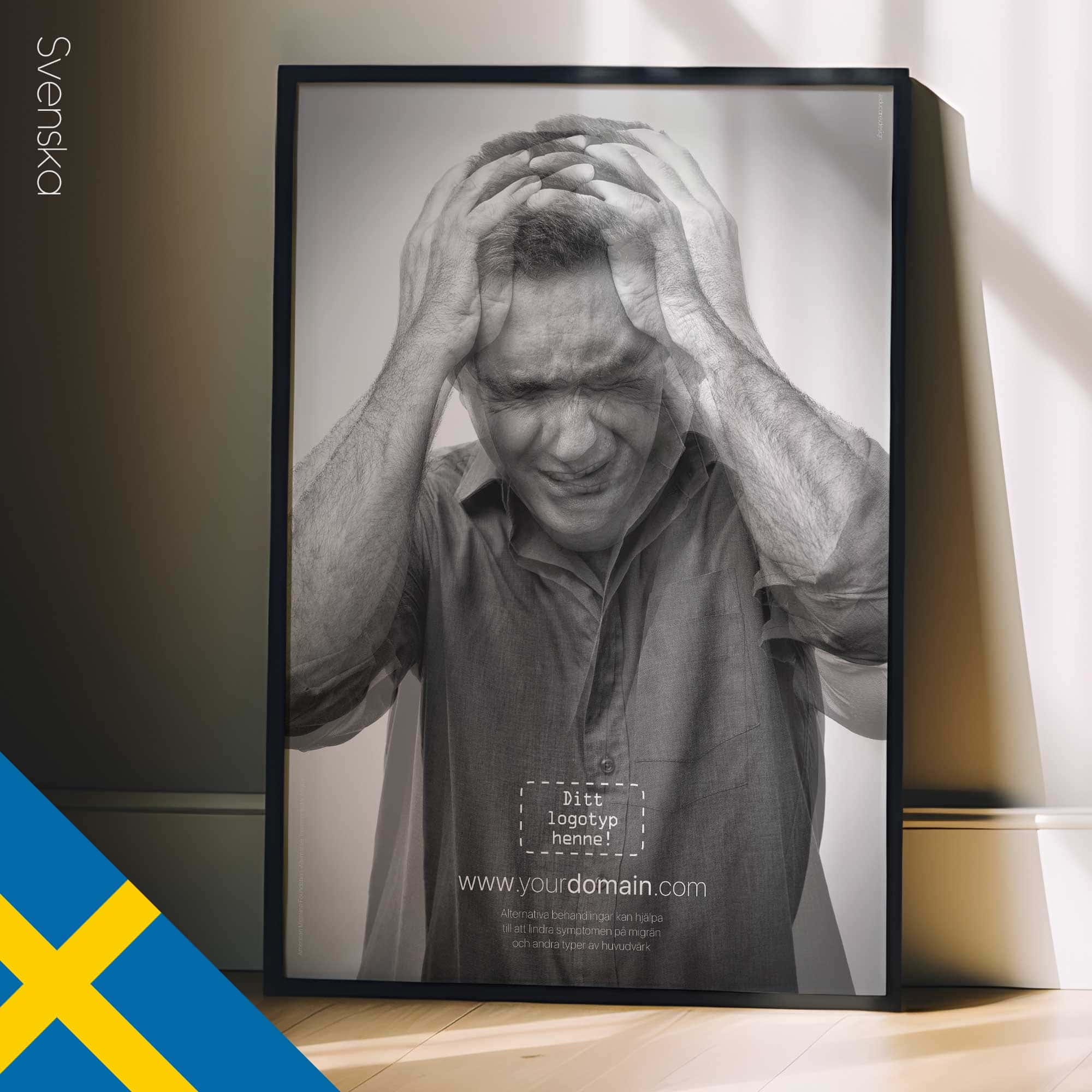 Migraine and Alternative Treatments. Artwork from educare.design