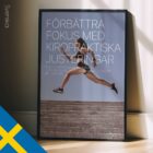 Running & Chiropractic. Sports poster from educare.design