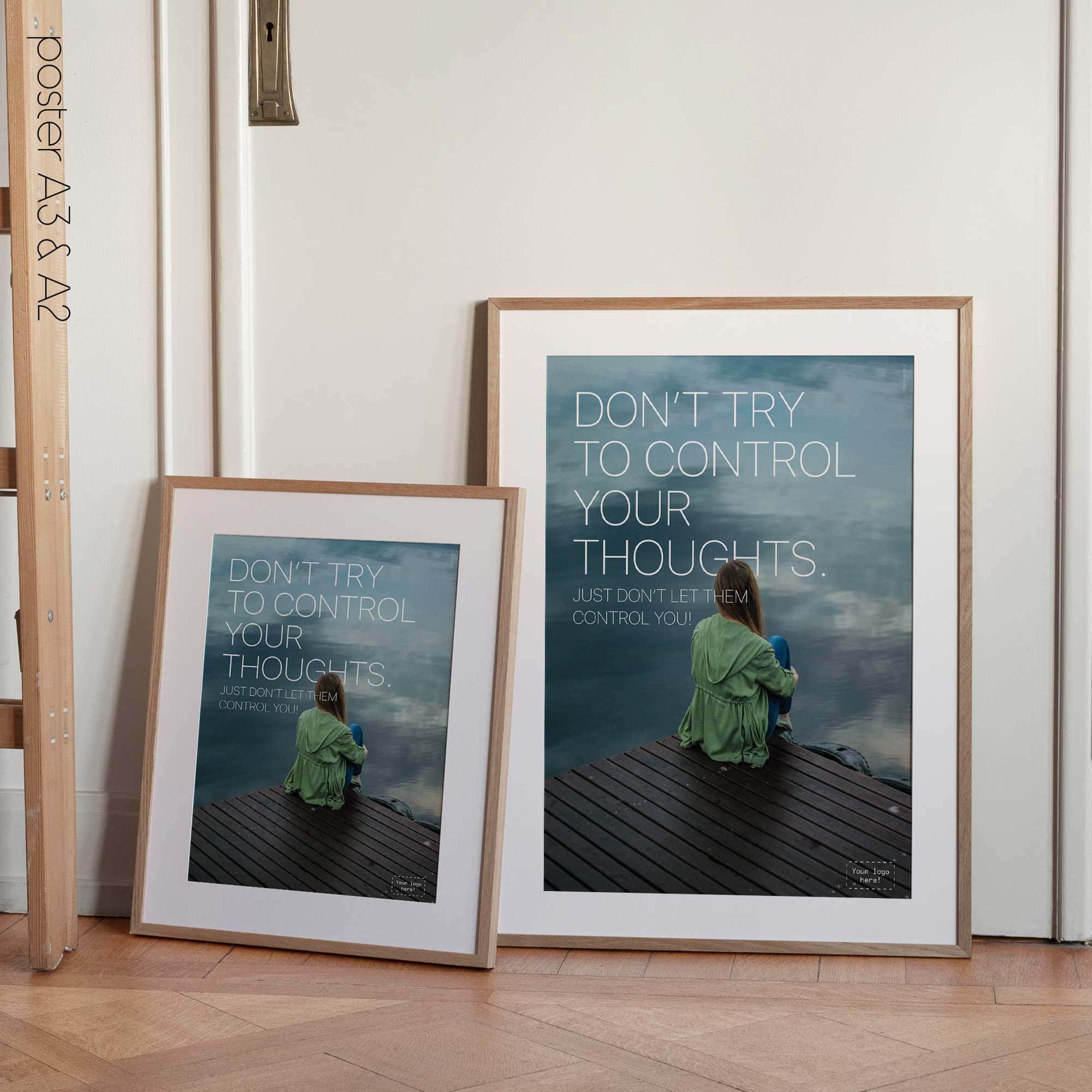 Don’t try to control your thoughts. Just don’t let them control you!