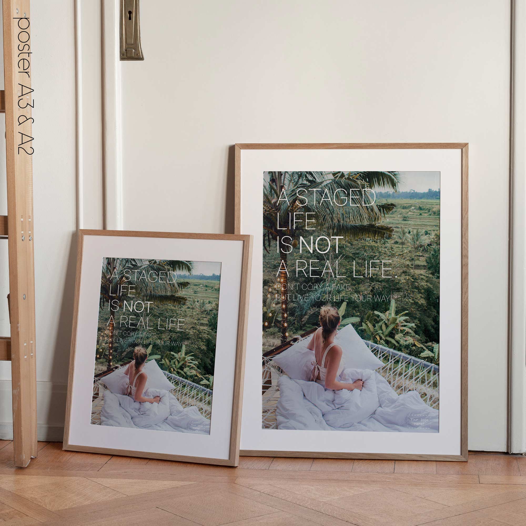 A staged life is not a real life. Don’t copy a fake, but live your life your way!