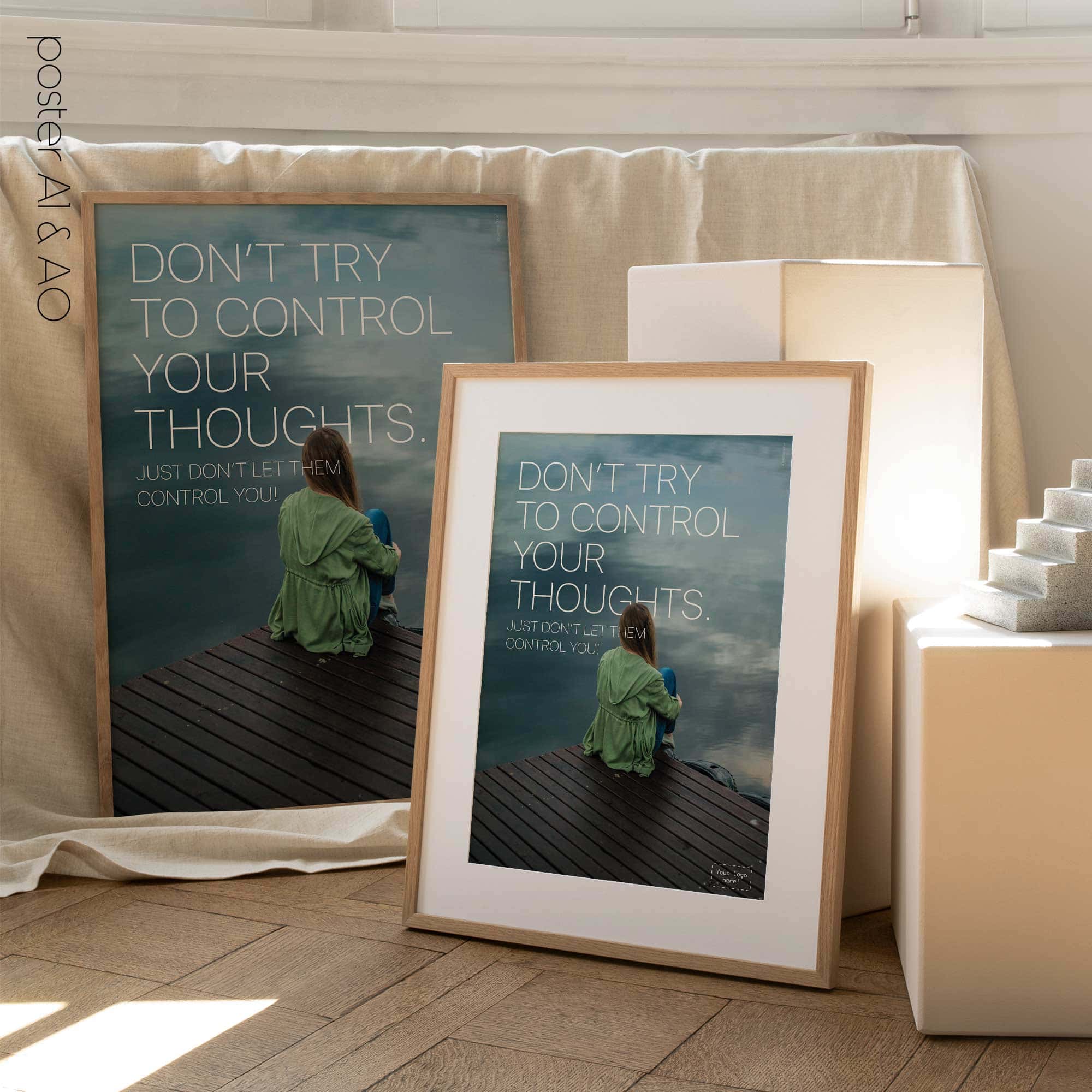 Don’t try to control your thoughts. Just don’t let them control you!