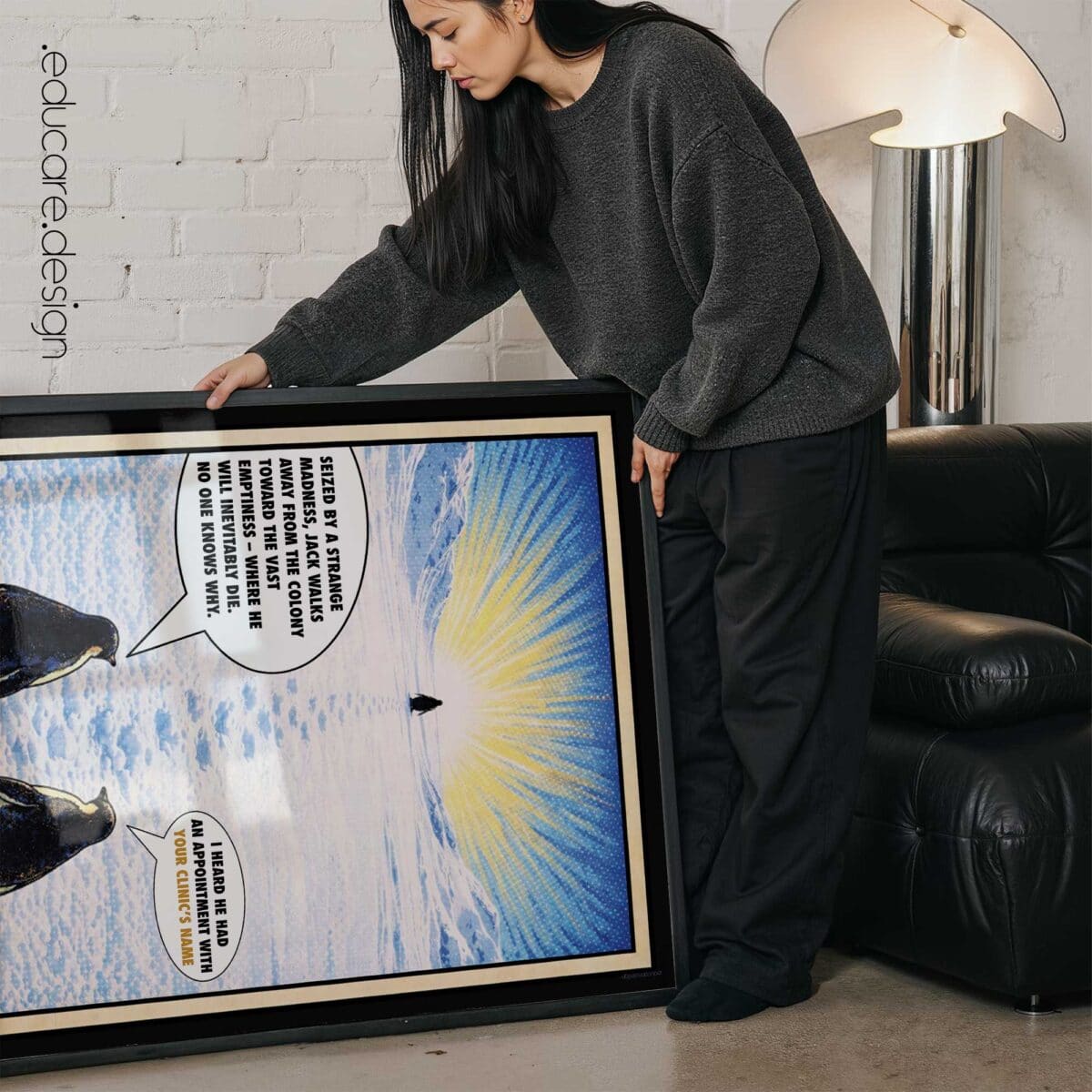 The Nihilist Penguin – Customise with your clinic's name!