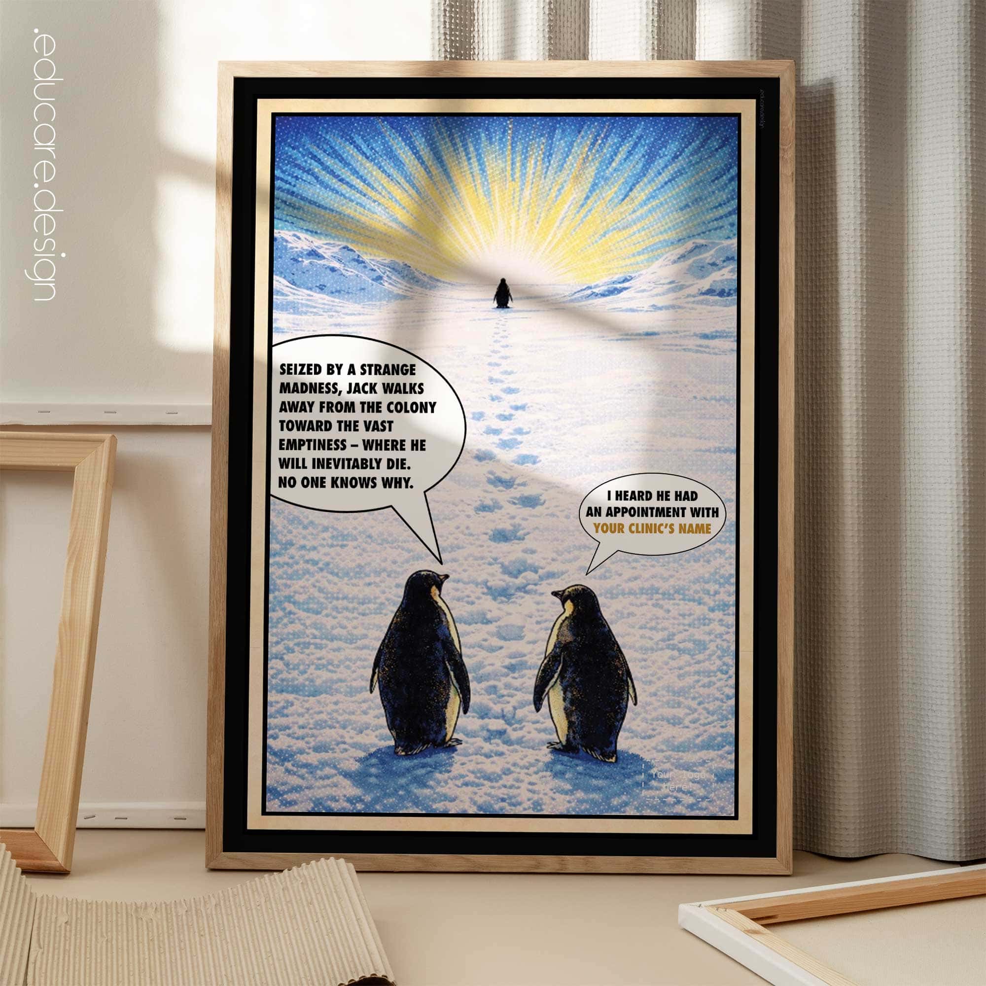 Nihilist Penguin anatomy chart for clinics