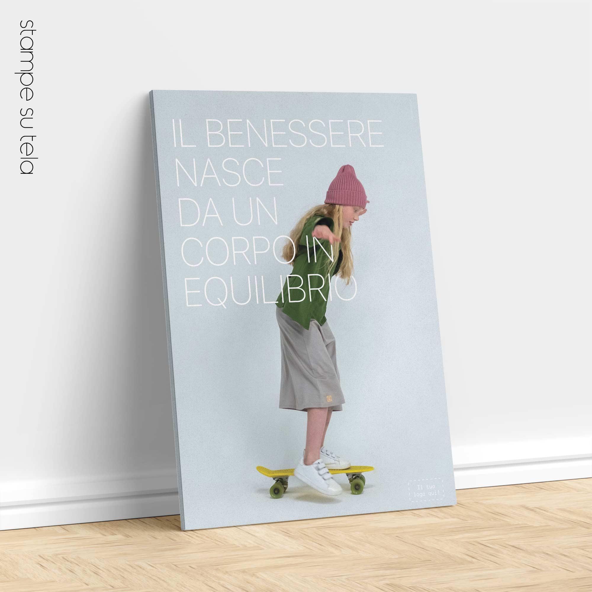 Un corpo equilibrato - poster sulla salute da www.educare.design