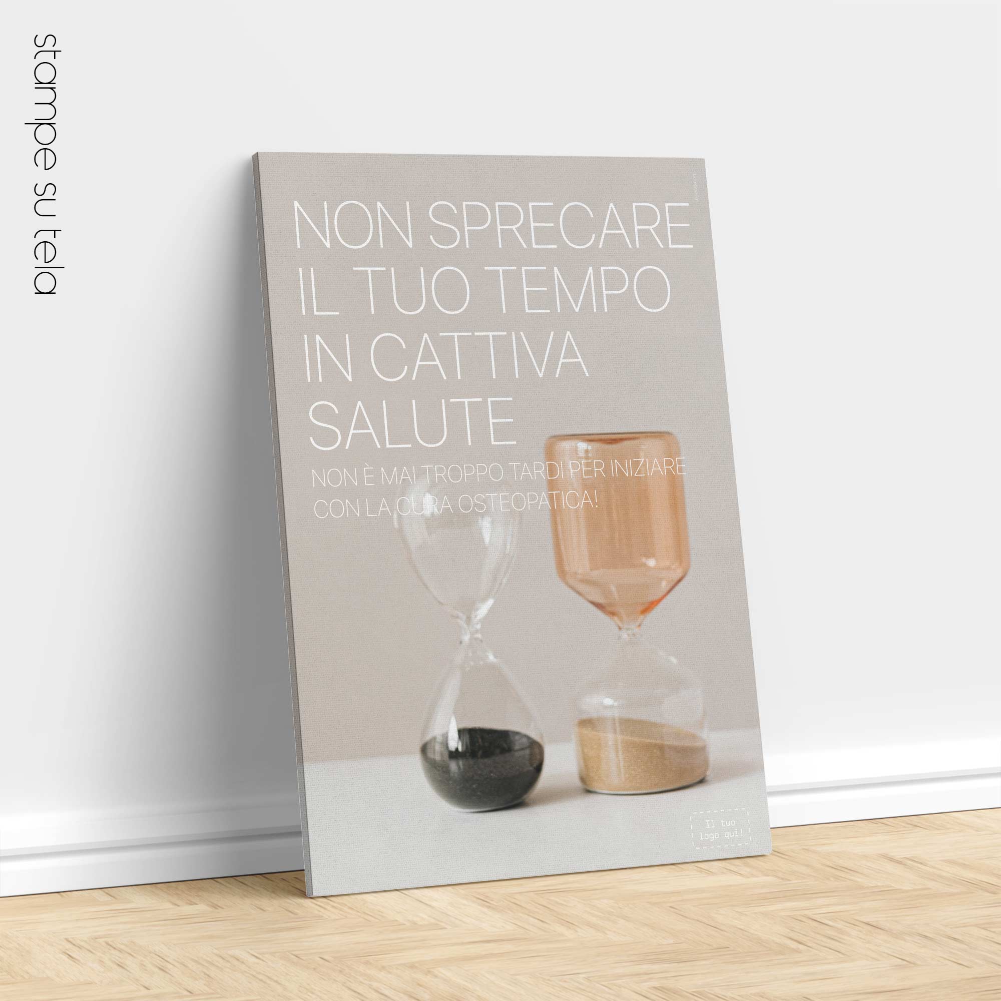 Non perdete tempo prezioso! Poster osteopatico da educare.design