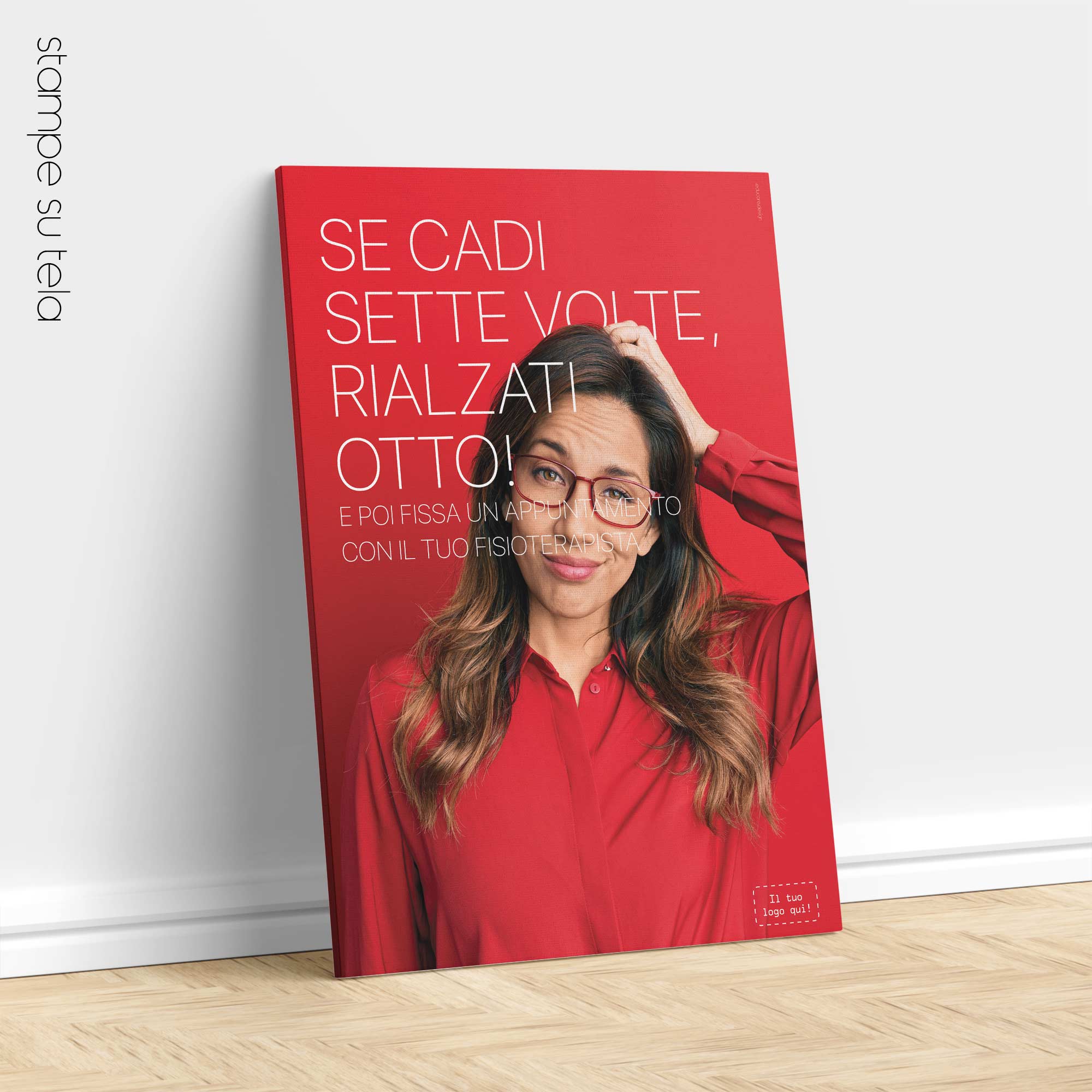 Rialzarsi. Poster sulla fisioterapia da educare.design