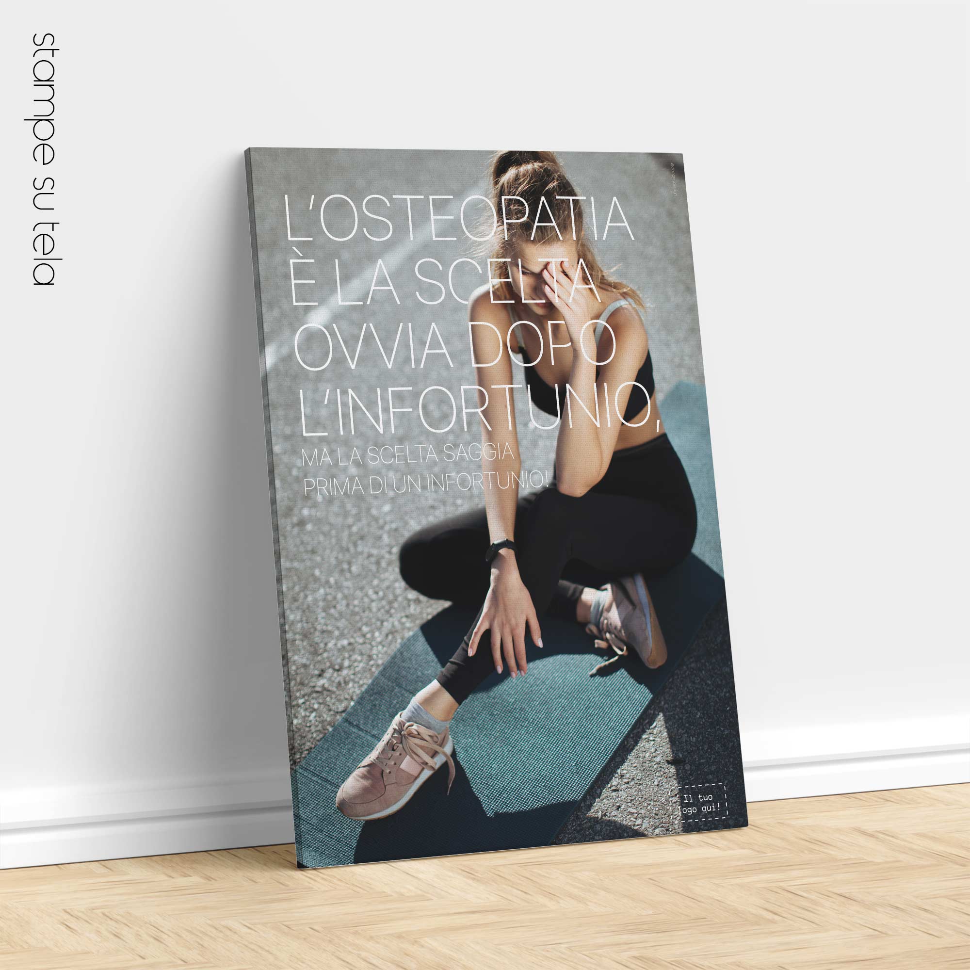 Ovvio e saggio. Poster osteopatico da www.educare.design