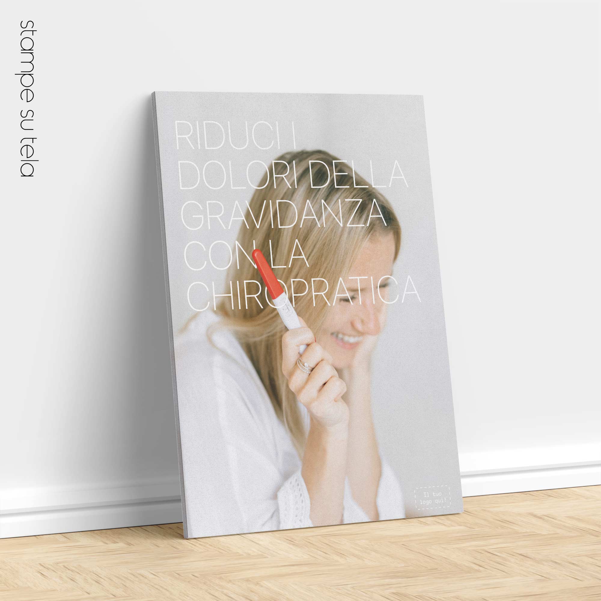 Gravidanza e chiropratica. Poster sulla chiropratica da www.educare.design