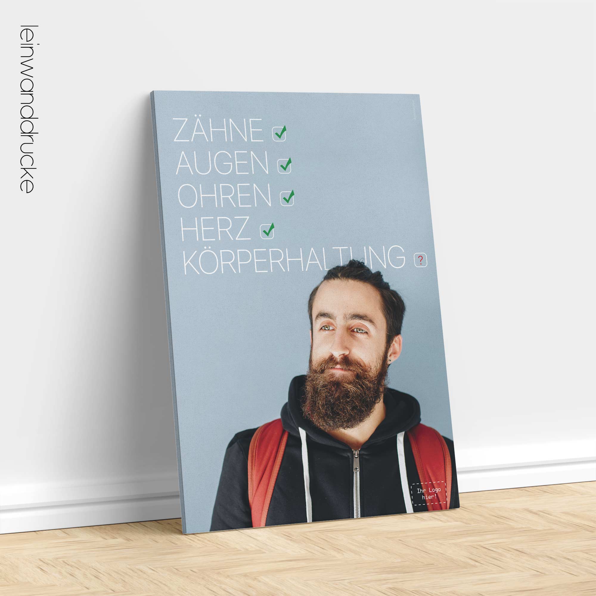 Was ist mit der Körperhaltung? Chiropraktik-Poster von www.educare.design