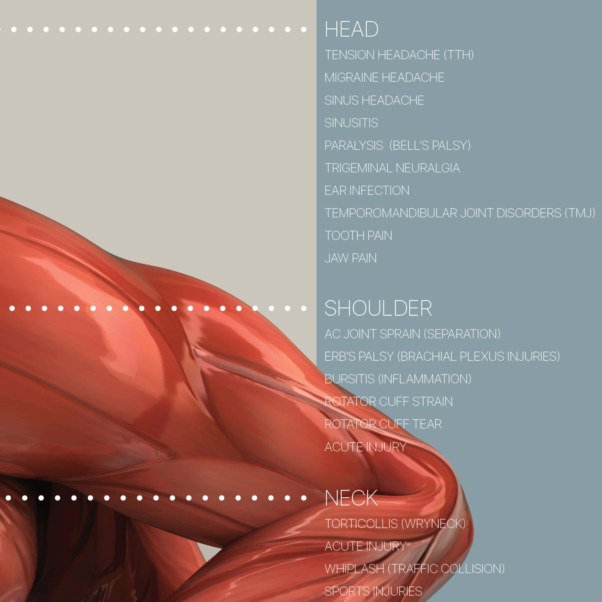 Injuries and Ailments (chronic and acute)