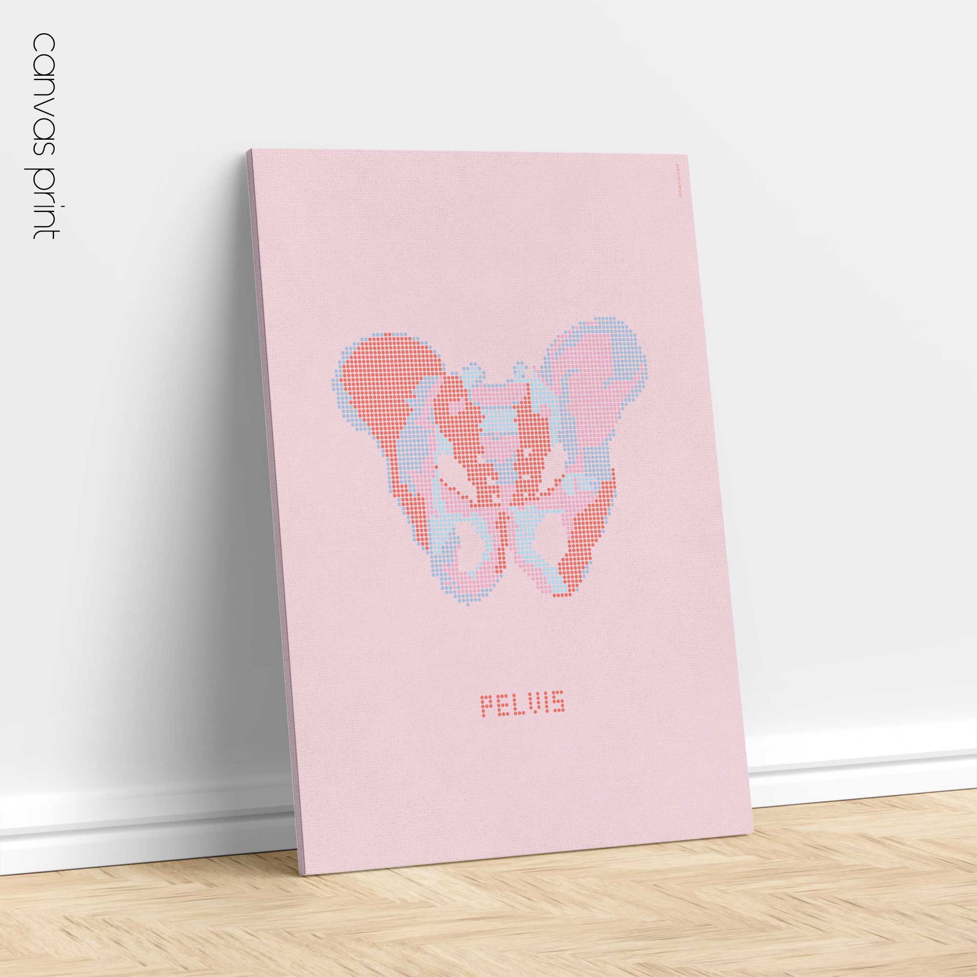 Pelvis Pop Art for medical offices