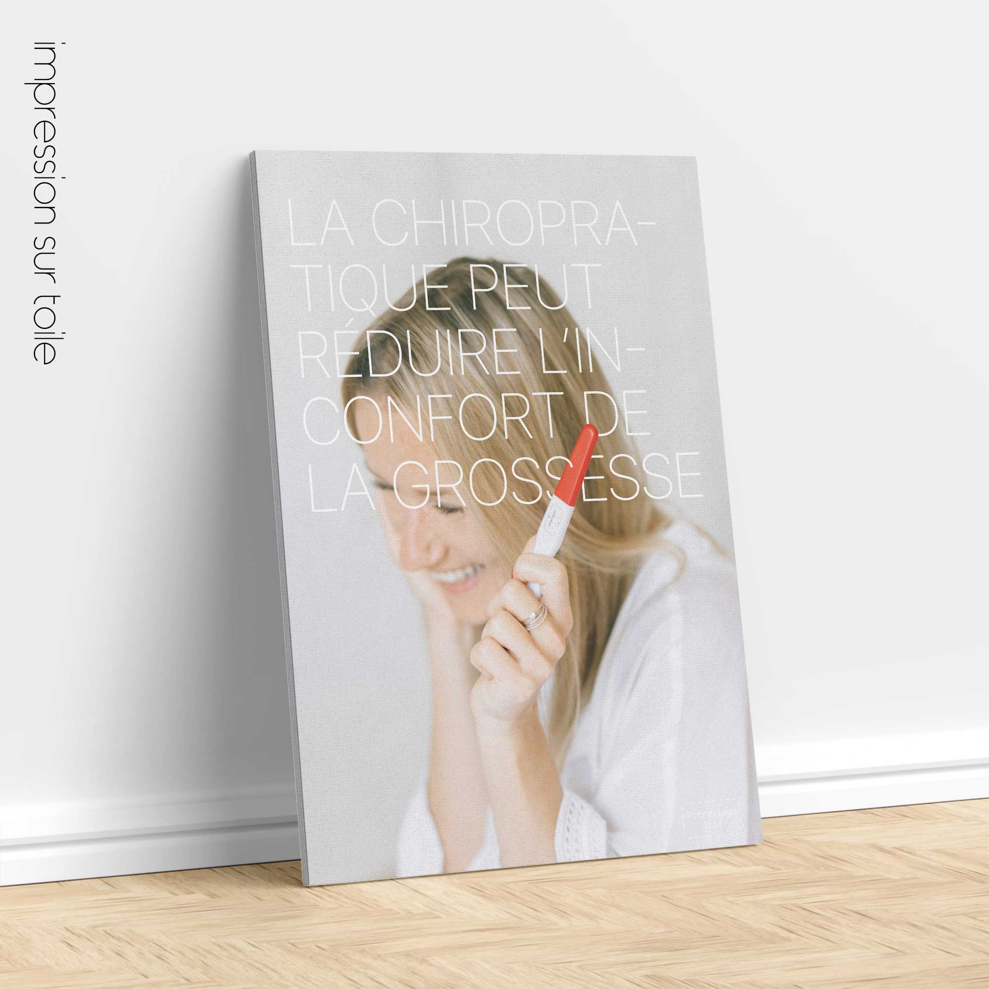 Grossesse et chiropraxie. Affiche sur la chiropraxie sur www.educare.design