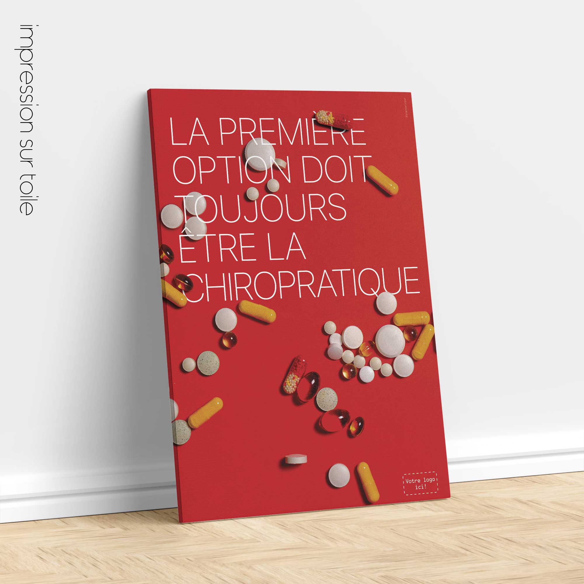 Votre première option - le poster chiropratique