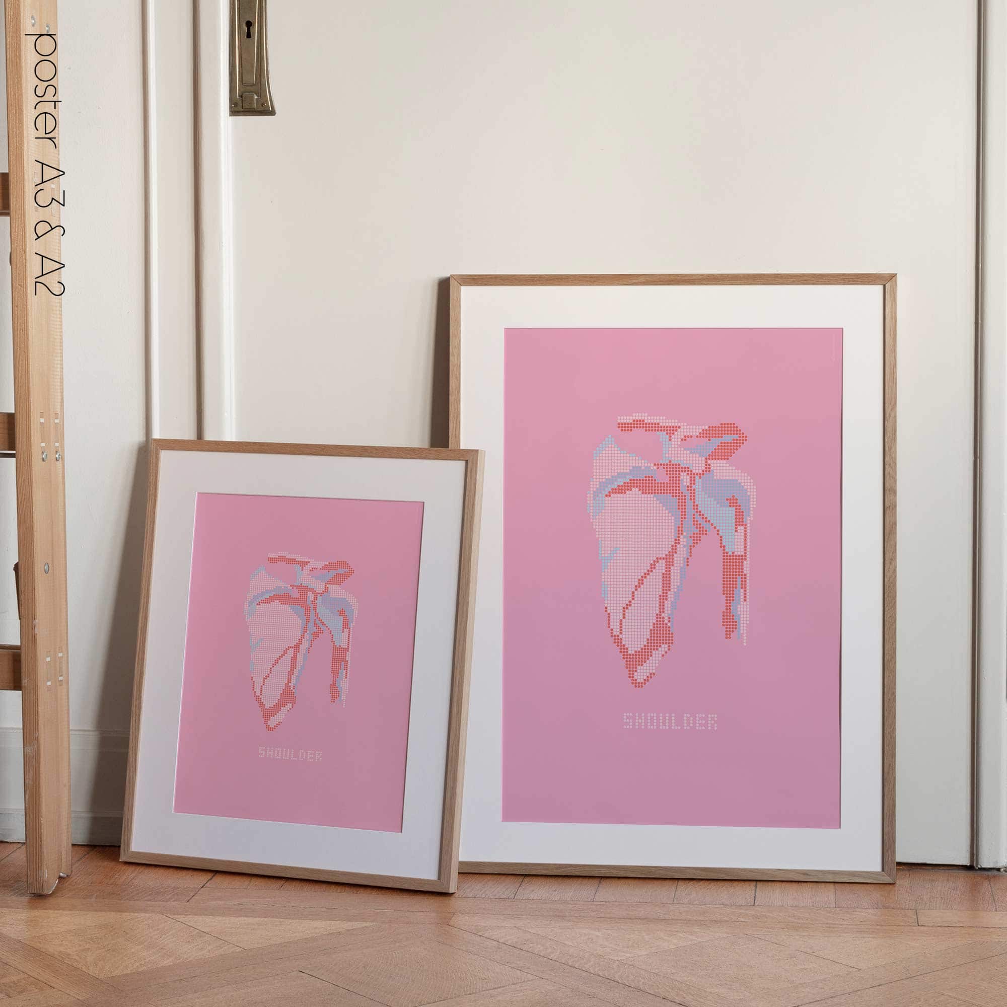 Shoulder Pop Art for medical offices