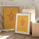 Lumbar Vertebrae Pop Art