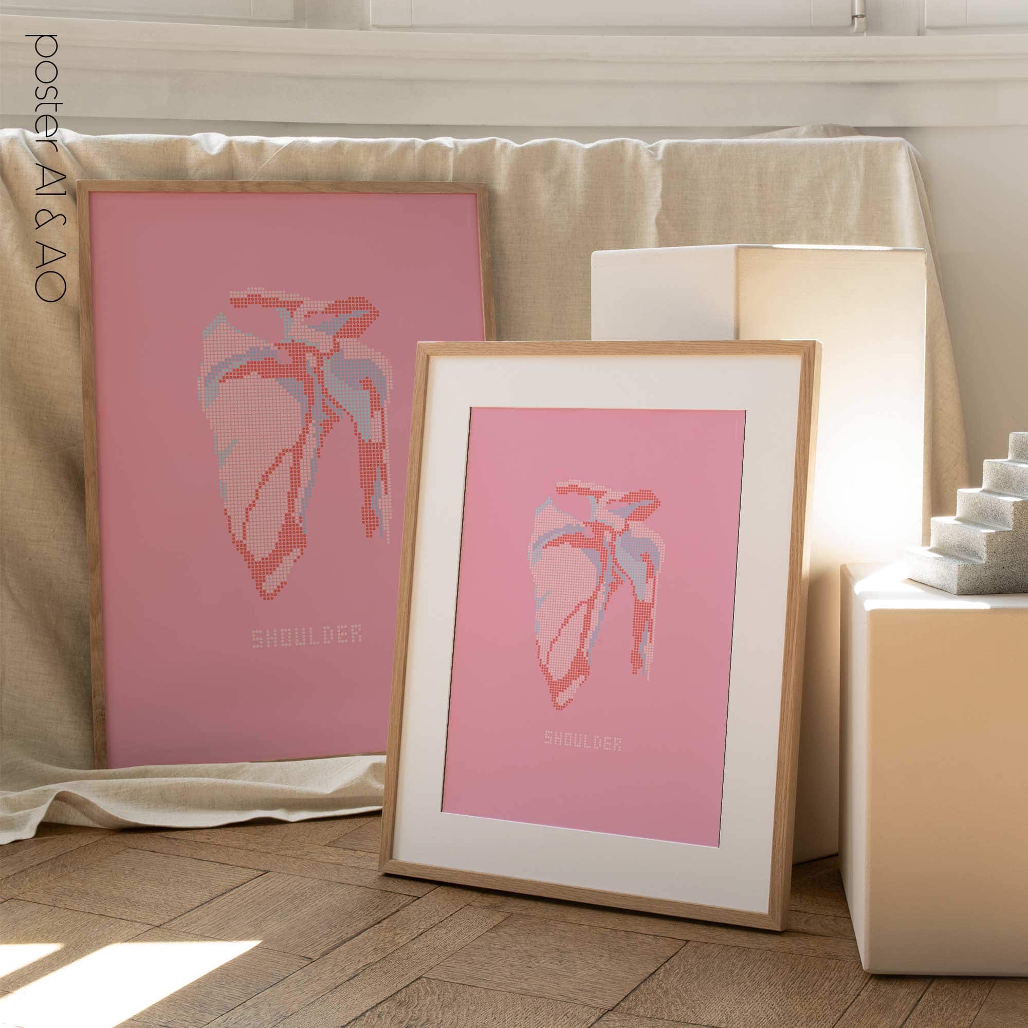 Shoulder Pop Art for medical offices