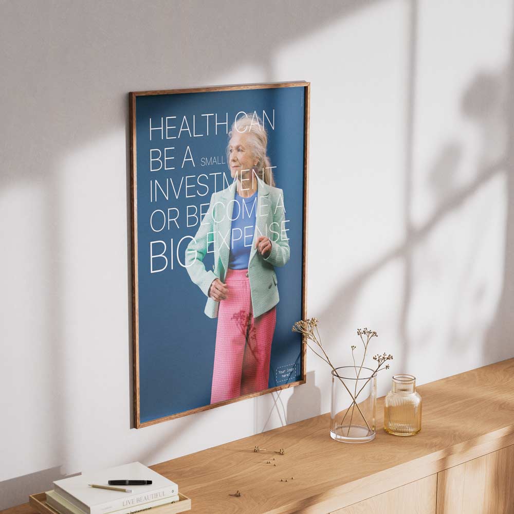 invest in health main – Premium Anatomy Chart by educare.design