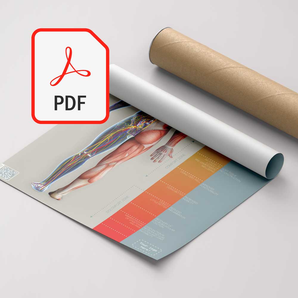 Print-it-yourself digital PDF version with logo and QR-Code customisation