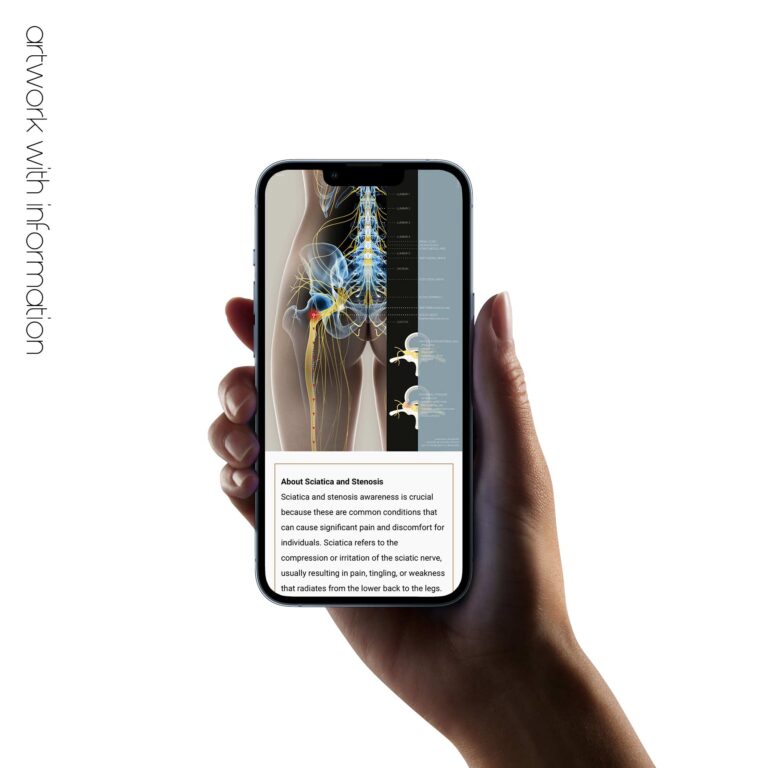 QRcode minisite demo 02 english – Premium Anatomy Chart by educare.design