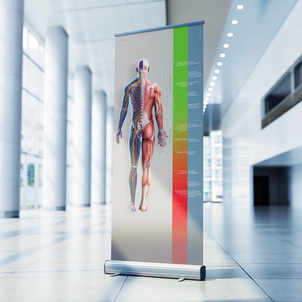 Rollup banner without logo customisation