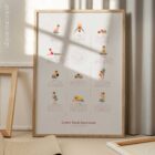 Posture Set (1) anatomy chart for clinics