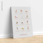 Posture Set (1) anatomy chart for clinics
