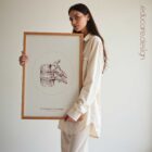 The Thoracic Vertebrae anatomy chart for clinics