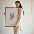 The Neck Muscles anatomy chart for clinics