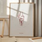 The Knee – educare.design The Knee Vintage Anatomy Artwork