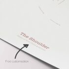 The Shoulder anatomy chart for clinics