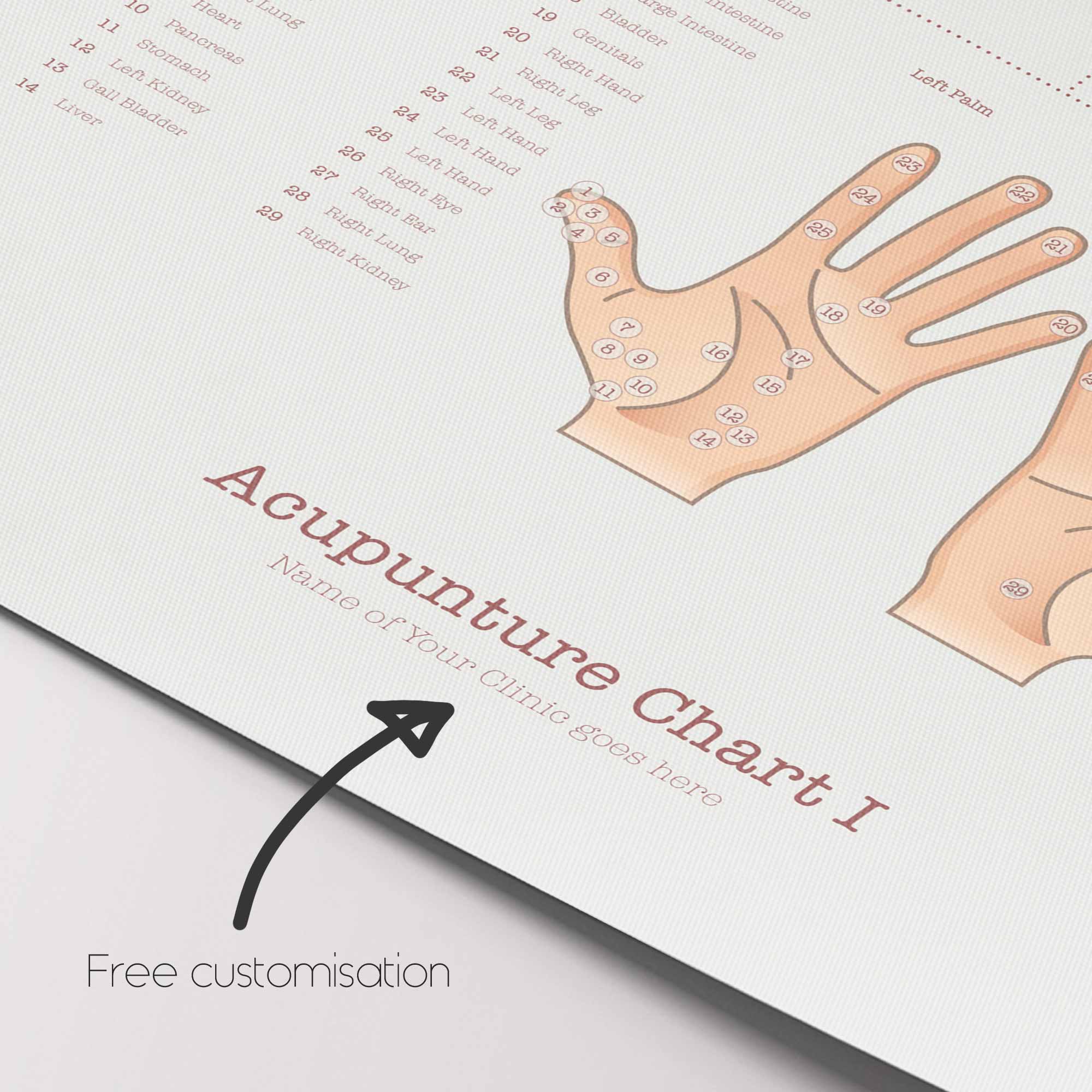 Acupuncture Chart