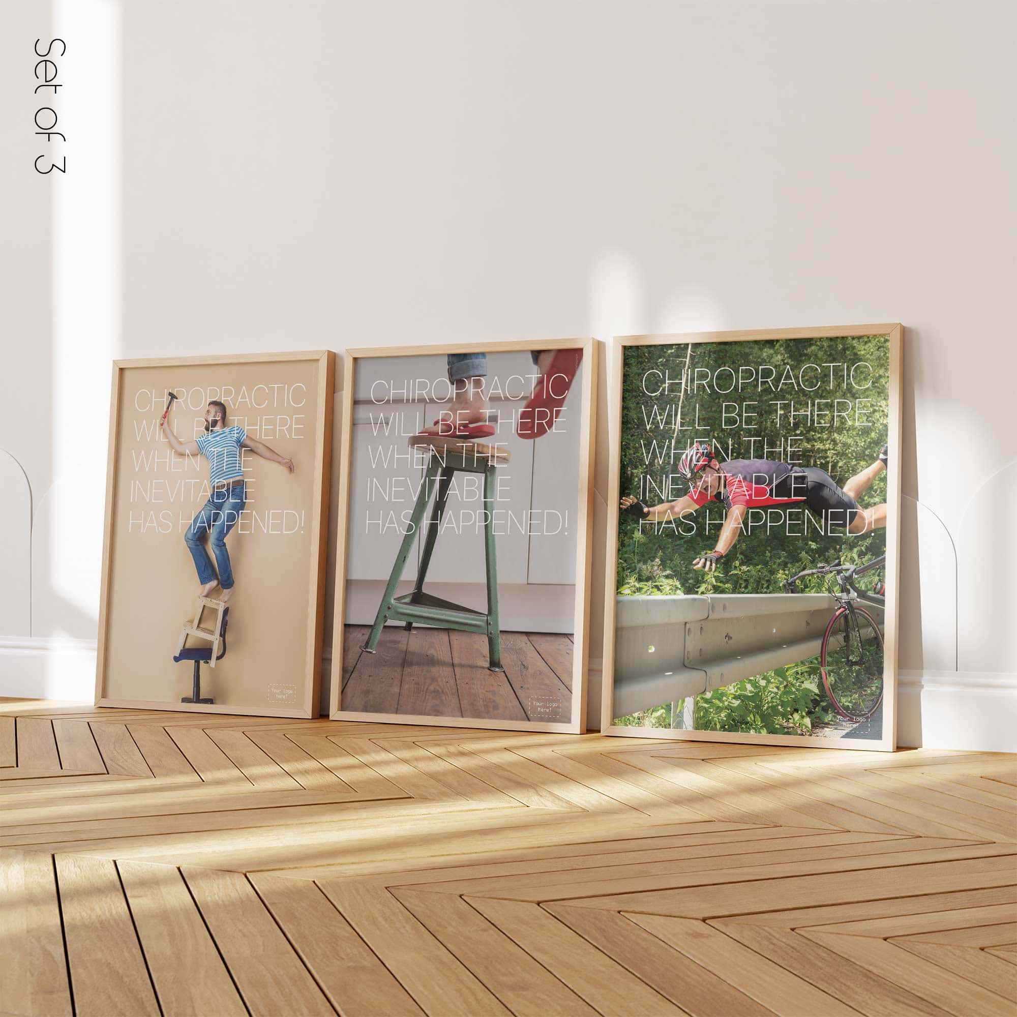 Set of chiropractic posters