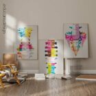 Set of PopArt Vertical Column