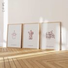 Vintage Anatomy Set anatomy chart for clinics
