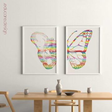 Pelvic Butterfly, Anatomy art from www.educare.design